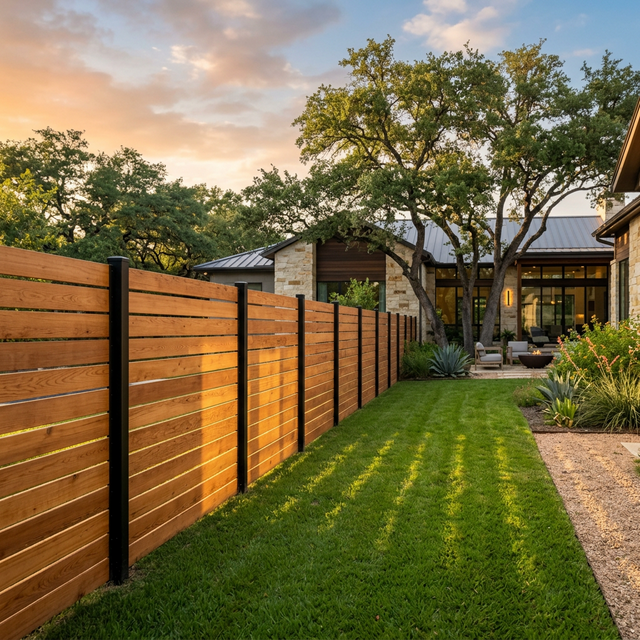 Premium fence installation by TradeLayer Construction